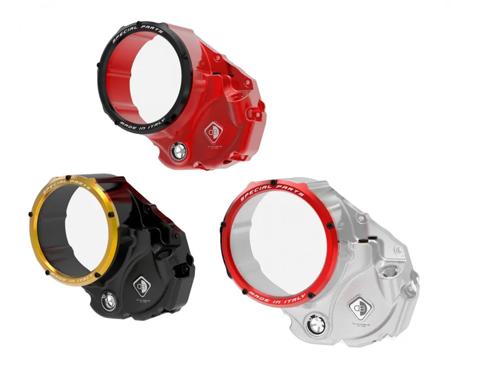 High Quality Clear Clutch Cover Oil Bath by DBK Special Parts Ducati / DesertX / 2024