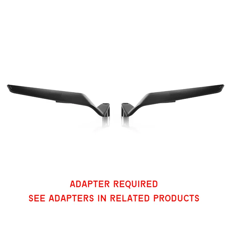 "STEALTH" Naked Mount Winglet Mirror Set by Rizoma Aprilia / Tuono V4 1100 Factory / 2024 In Demand
