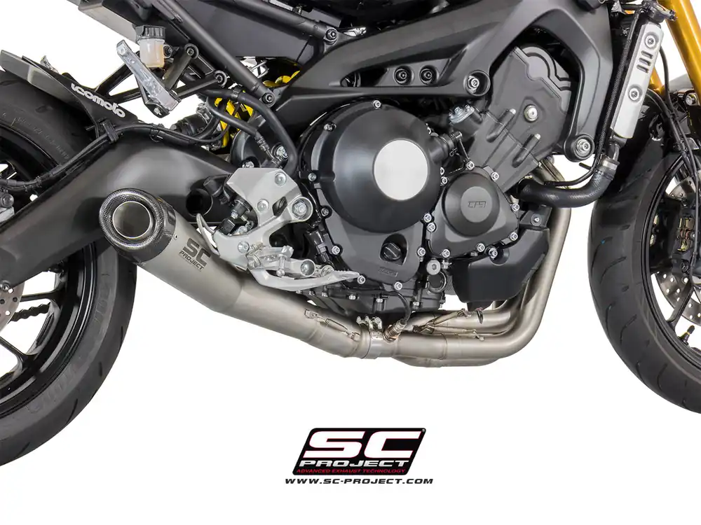 Hassle-Free Returns Conic Full System Exhaust by SC-Project Yamaha / FJ-09 TRACER / 2016