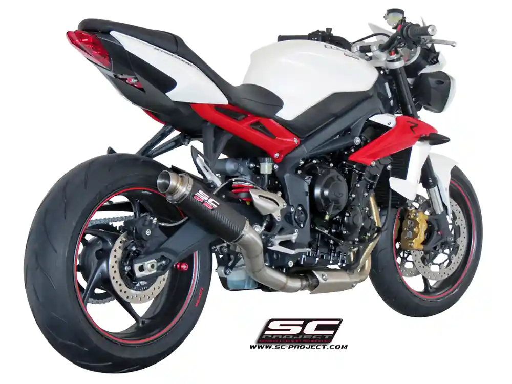 GP M2 Exhaust by SC-Project Triumph / Street Triple / 2013 Mega Sale